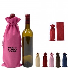 Jute Wine Bottle Gift Bag